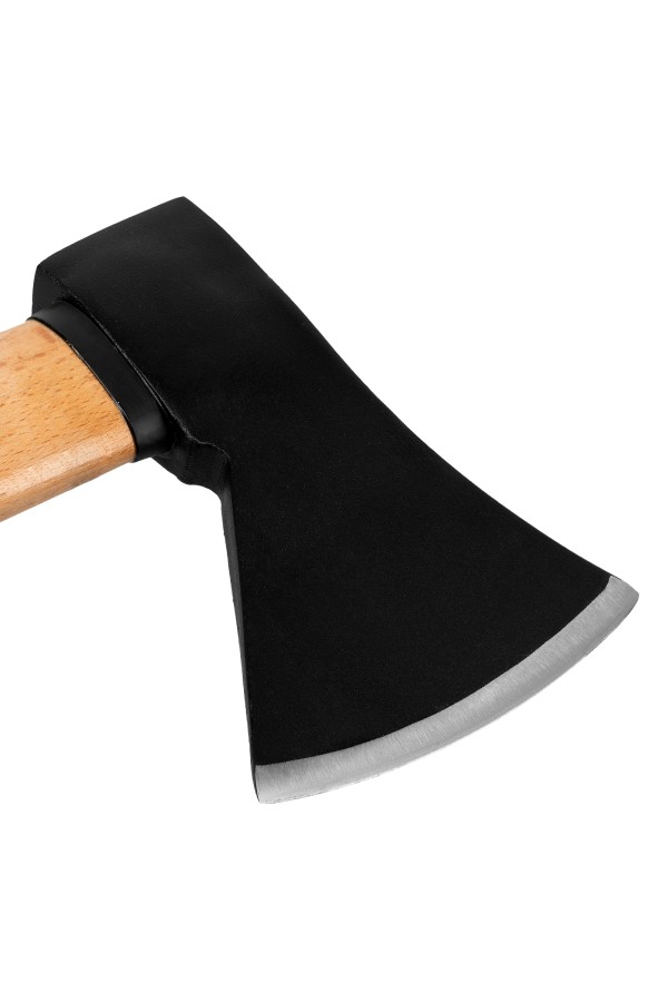 Топор, 1000 г, кованый, буковое топорище Denzel