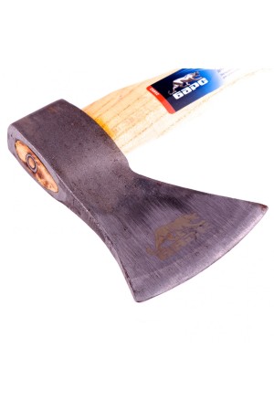 Топор плотницкий, кованый, деревянная рукоятка, 600 г, пескоструйное покрытие полотна Барс