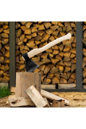 Топор кованный, в сборе, 890/1200 г, деревянное топорище, 500 мм, АО, (Ижевск) Россия