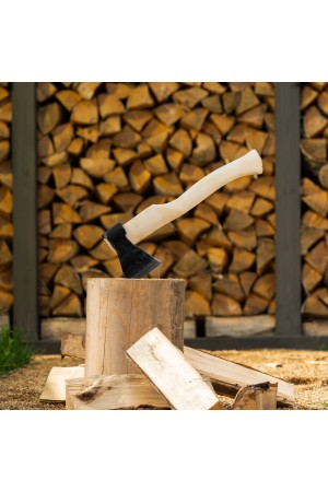 Топор кованый, в сборе, 680/900 г, деревянное топорище, 400 мм, Б, (Ижевск) Россия