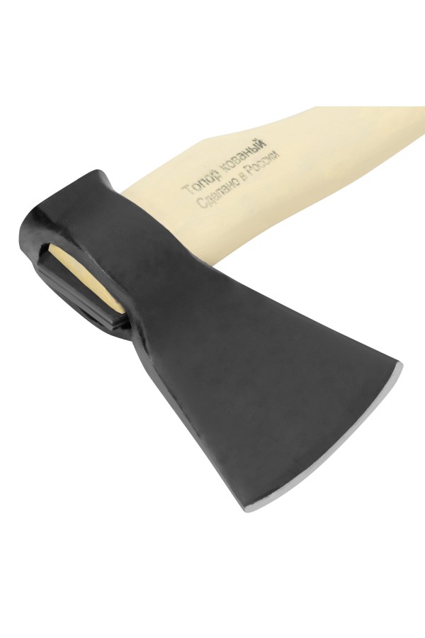 Топор кованный, в сборе, 600/850 г, деревянное топорище, 350 мм, А-О