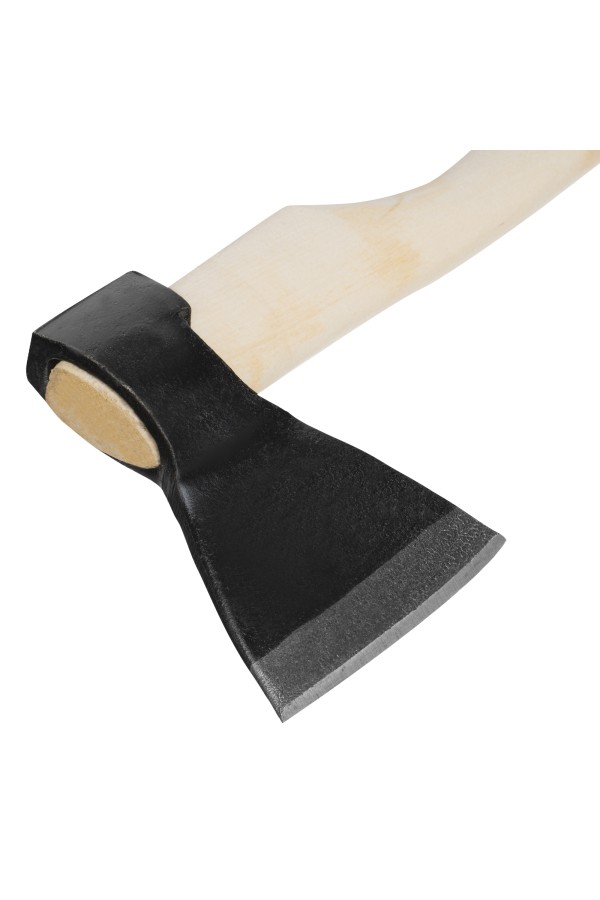 Топор кованый, в сборе, 680/980 г, деревянное топорище, 400 мм, А