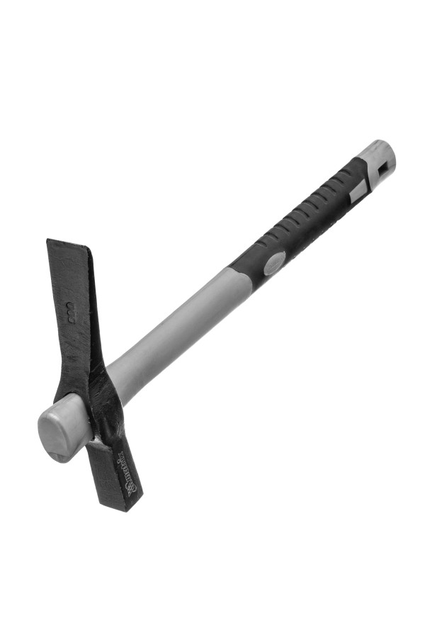 Кирка-молоток печника и каменщика 500 г, фибергласовая обрезиненная рукоятка 385 мм Matrix