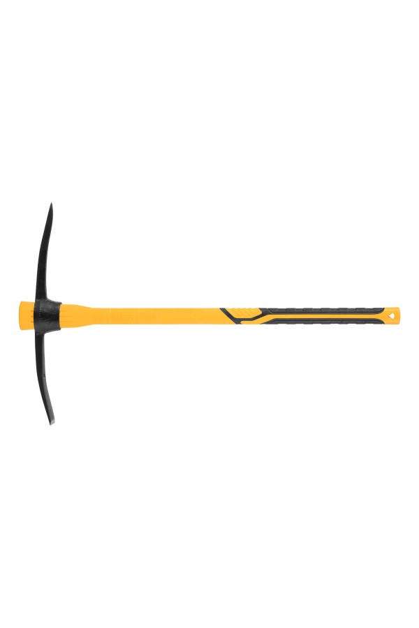 Кирка 2000 г, узкая, фиберглассовая обрезиненная рукоятка 900 мм Denzel