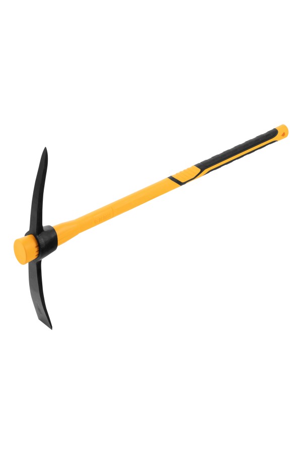 Кирка 2000 г, узкая, фиберглассовая обрезиненная рукоятка 900 мм Denzel