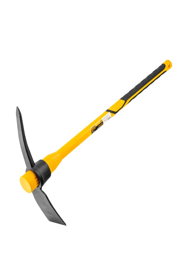 Кирка 2250 г, широкая, фиберглассовая обрезиненная рукоятка 900 мм Denzel