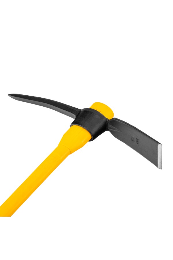 Кирка 2250 г, широкая, фиберглассовая обрезиненная рукоятка 900 мм Denzel