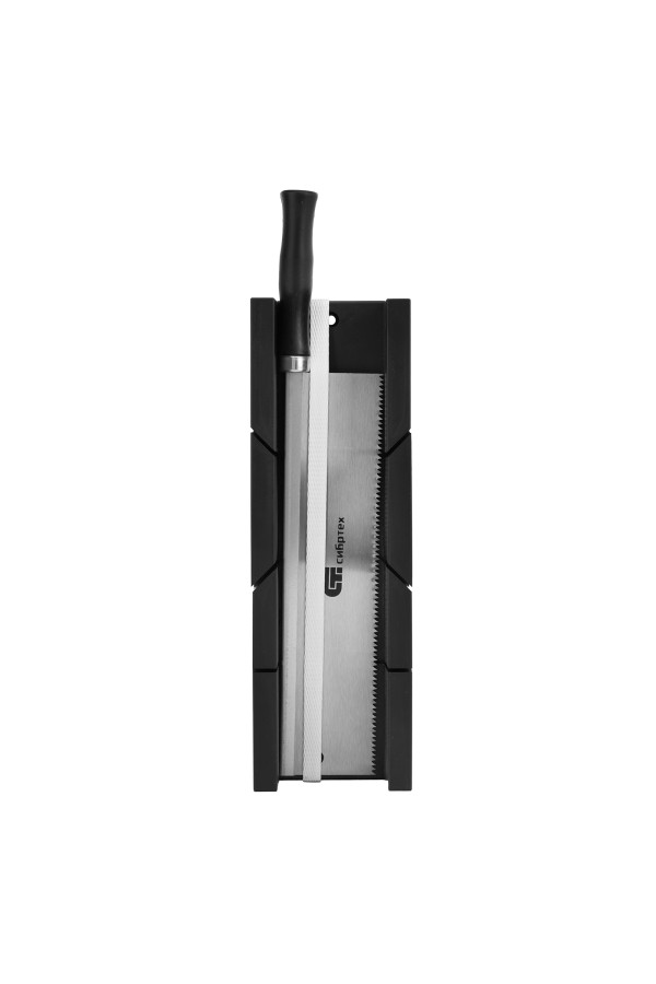 Стусло пластиковое 300х60 мм, пила 250 мм Сибртех