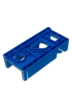 Стусло пластиковое, синее, 4 угла для запила, пила 450 мм Сибртех