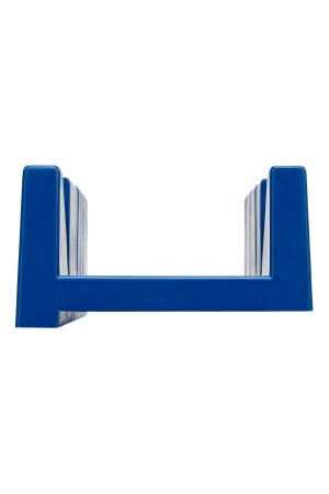 Стусло пластиковое, синее, 4 угла для запила, пила 450 мм Сибртех