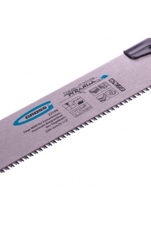 Пила МИНИ для тонких работ Piranha, 240 мм, 17-18 TPI, каленый зуб 3D, сменное полотно Gross