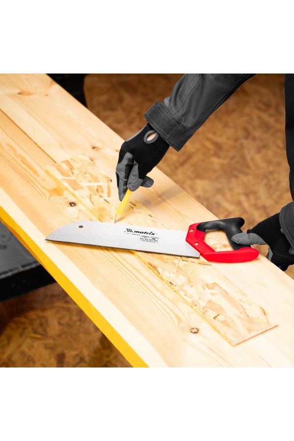 Пила для фанеры с запилом, 330 мм, двухкомпонентная рукоятка Matrix