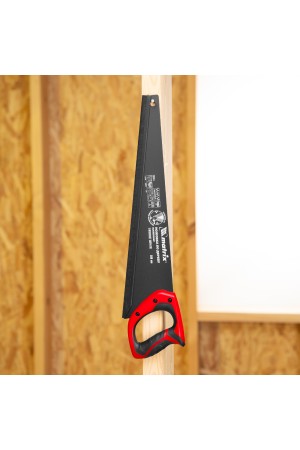 Ножовка по дереву, 500 мм, 7-8 TPI, зуб-3D, каленый зуб, тефлоновое покрытие полотна, двухкомпонентная рукоятка Matrix