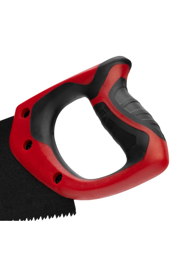 Ножовка по дереву, 500 мм, 7-8 TPI, зуб-3D, каленый зуб, тефлоновое покрытие полотна, двухкомпонентная рукоятка Matrix