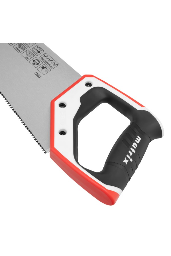 Ножовка по дереву для точных пильных работ, 400 мм, каленый зуб 3D, 14 TPI, трехкомпонентная рукоятка, Pro Matrix