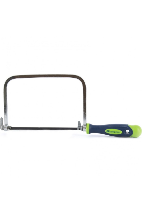 Лобзик, 170х120 мм, двухкомпонентная рукоятка, в комплекте 5 полотен Сибртех