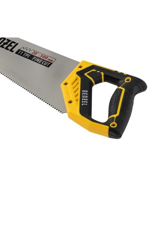 Ножовка по дереву, 500 мм, 11 TPI, зуб 3D, двухкомпонентная рукоятка Denzel