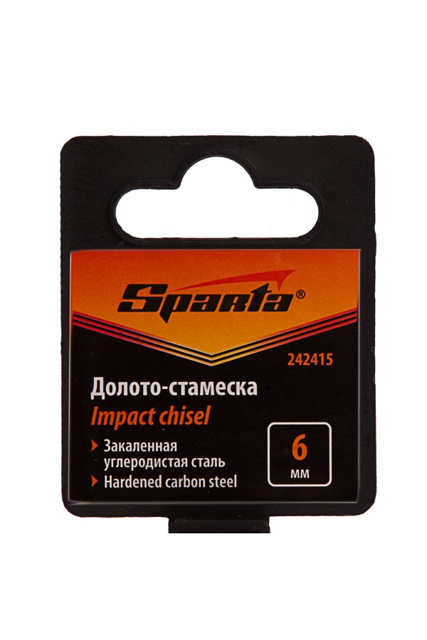 Долото-стамеска 6 мм, деревянная рукоятка Sparta