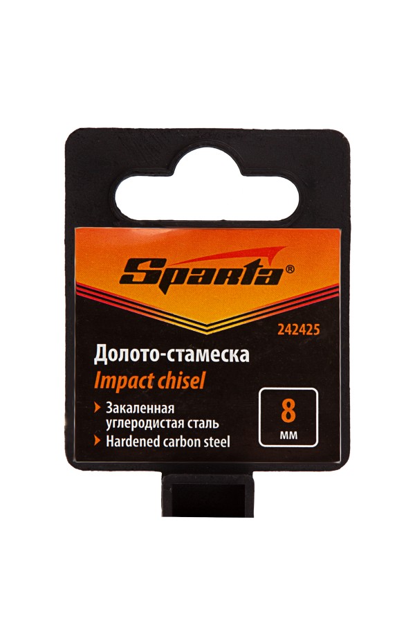 Долото-стамеска 8 мм, деревянная рукоятка Sparta