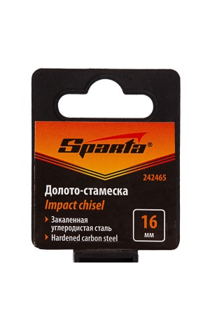 Долото-стамеска 16 мм, деревянная рукоятка// Sparta