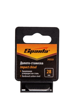 Долото-стамеска 28 мм, деревянная рукоятка// Sparta