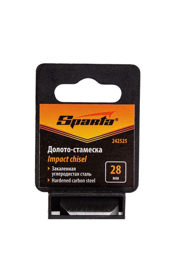 Долото-стамеска 28 мм, деревянная рукоятка Sparta