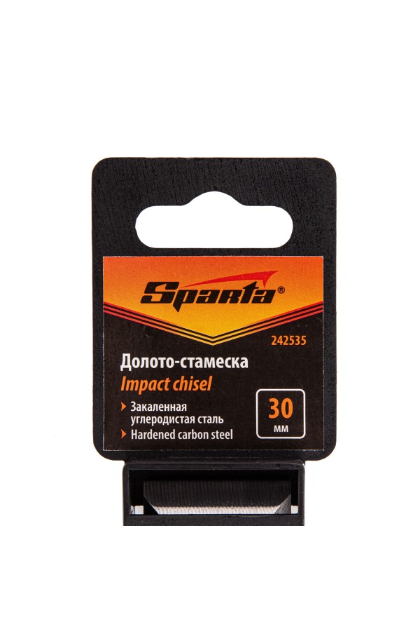 Долото-стамеска 30 мм, деревянная рукоятка Sparta