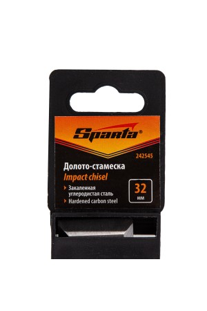 Долото-стамеска 32 мм, деревянная рукоятка// Sparta