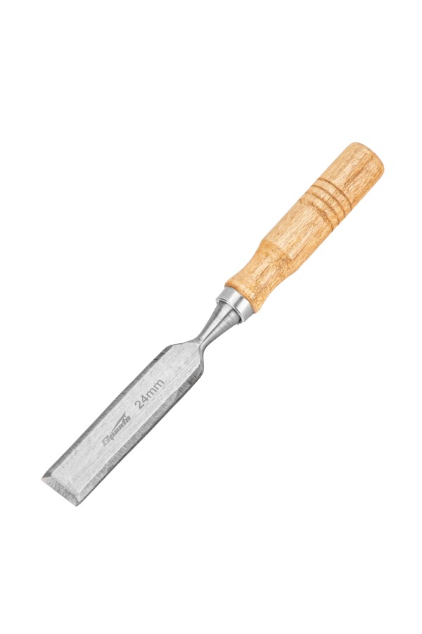 Набор стамесок, 6-12-18-24 мм, плоские, деревянные рукоятки Sparta