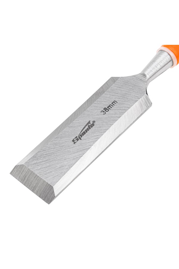 Стамеска, 38 мм, плоская, пластиковая рукоятка Sparta
