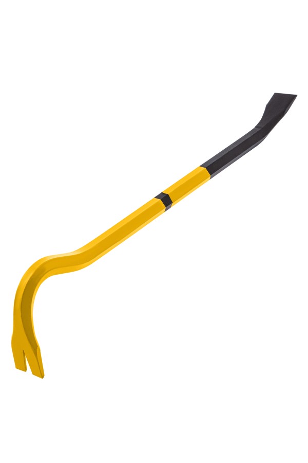 Лом-гвоздодер, 450 мм, шестигранный 16 мм, окрашенный, сталь 65 Denzel