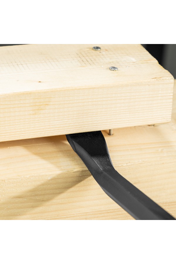 Лом-гвоздодер, 450 мм, шестигранный 16 мм, окрашенный, сталь 65 Denzel