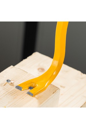 Лом-гвоздодер, 600 мм, шестигранный 16 мм, окрашенный, сталь 65// Denzel