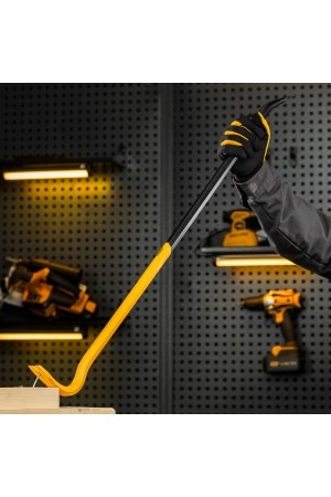 Лом-гвоздодер, 900 мм, шестигранный 19 мм, окрашенный, сталь 65// Denzel