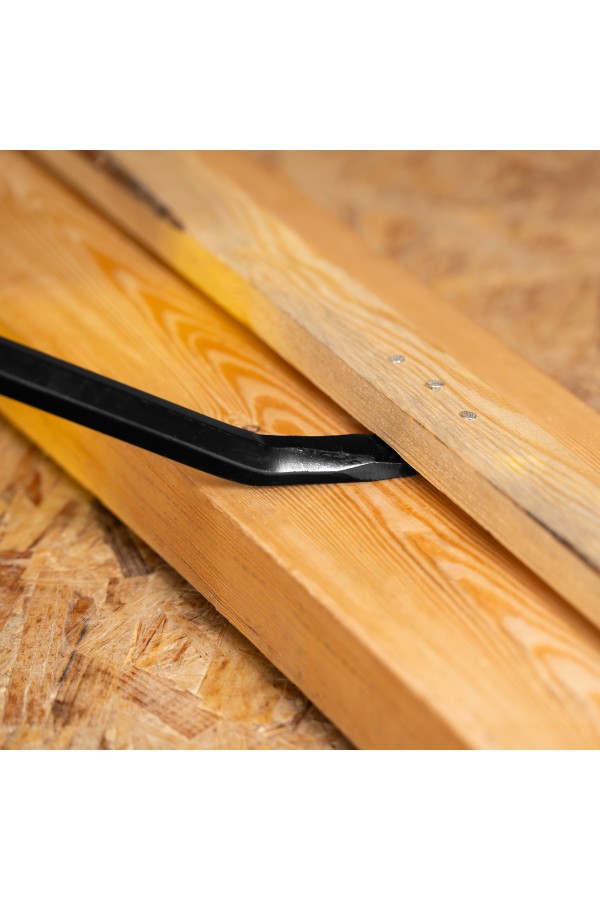 Лом-гвоздодер, 1200 мм, шестигранный 19 мм, окрашенный, сталь 65 Denzel