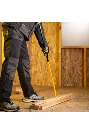 Лом-гвоздодер, 1200 мм, шестигранный 19 мм, окрашенный, сталь 65// Denzel