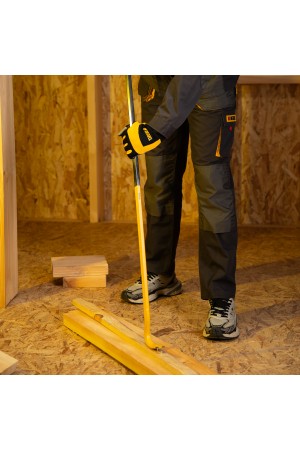 Лом-гвоздодер, 1200 мм, шестигранный 19 мм, окрашенный, сталь 65// Denzel