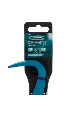 Лом-гвоздодер, обрезиненная рукоятка, 300 x 22 x 14мм Gross