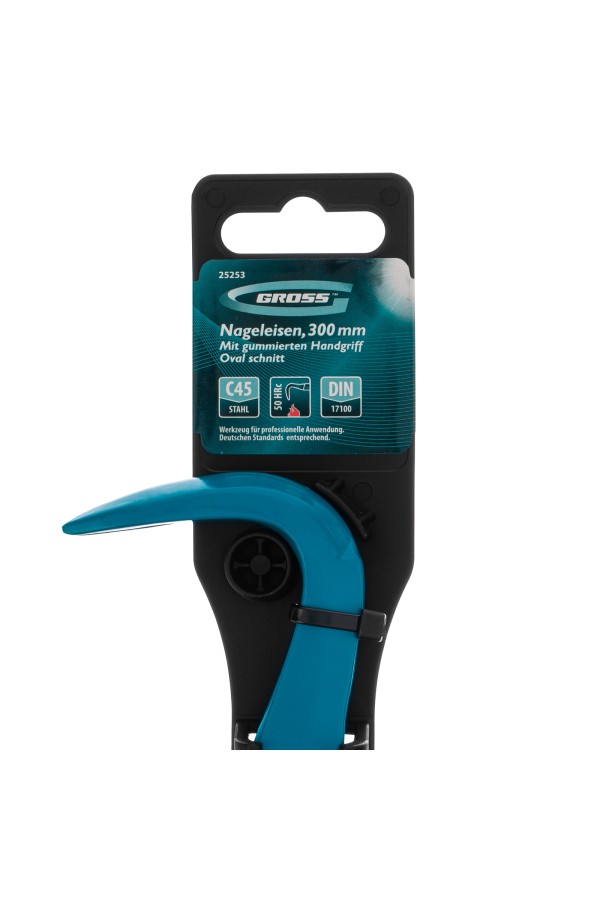 Лом-гвоздодер, обрезиненная рукоятка, 300 x 22 x 14мм Gross