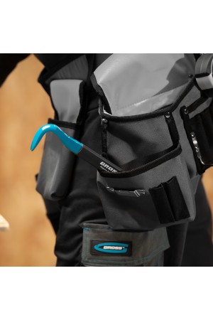 Лом-гвоздодер, обрезиненная рукоятка, 300 x 22 x 14мм Gross