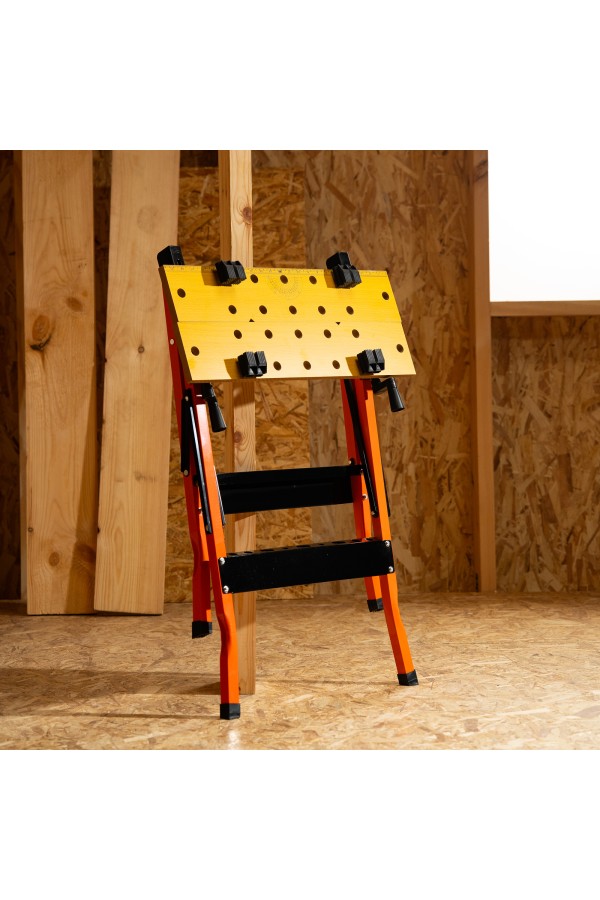 Верстак-тиски, 605 х 635 х 750 мм, портативный Sparta