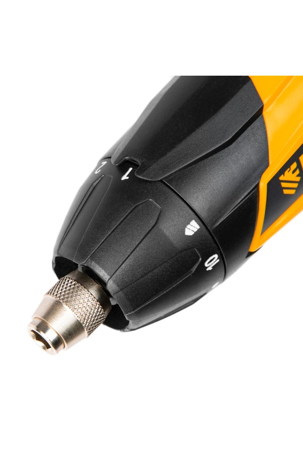 Отвертка аккумуляторная CSL-3.6-01, Li-Ion, 3.6 В, 1.3 А*ч, 200 об/мин, с аксессуарами Denzel