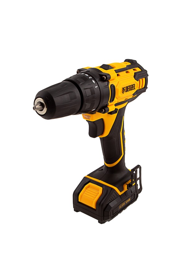 Дрель-шуруповерт аккумуляторная CDL-12-01CB, Li-Ion, 12 В, 1 акк. Denzel
