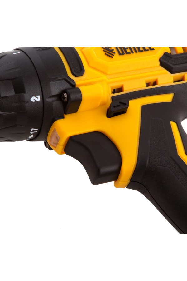 Дрель-шуруповерт аккумуляторная CDL-12-01CB, Li-Ion, 12 В, 1 акк. Denzel