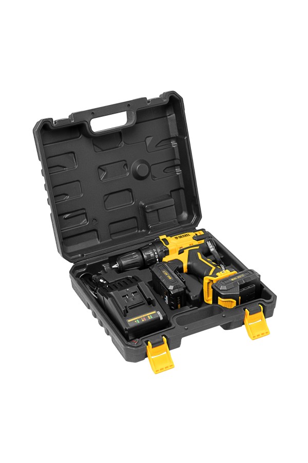 Дрель-шуруповерт аккумуляторная CDL-12-02BM, Li-Ion, 12 В, 2 акк. Denzel