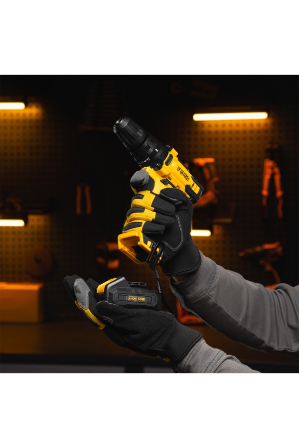 Дрель-шуруповерт аккумуляторная CDL-12-02BM, Li-Ion, 12 В, 2 акк. Denzel