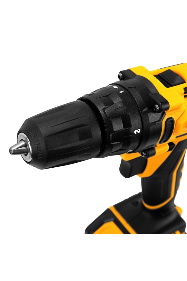 Дрель-шуруповерт аккумуляторная CDL-12-02BM, Li-Ion, 12 В, 2 акк. Denzel