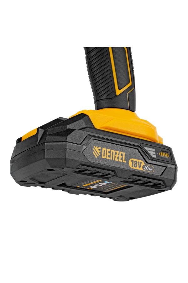 Дрель-шуруповерт аккумуляторная CDL-18-02BM, Li-Ion, 18 В, 2 аккумулятор Denzel