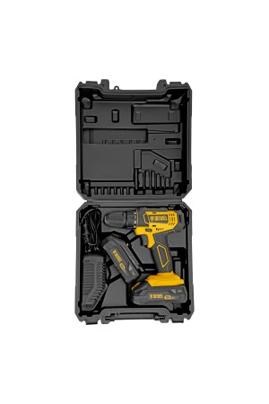 Дрель-шуруповерт аккумуляторная CDL-18-02BM, Li-Ion, 18 В, 2 аккумулятор Denzel