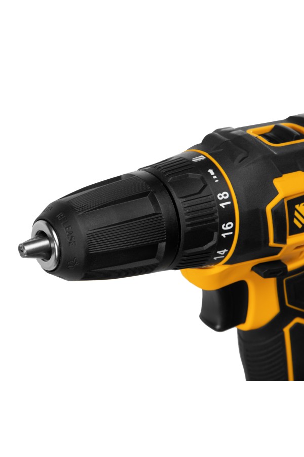 Дрель-шуруповерт аккумуляторная CDL-18-02BM, Li-Ion, 18 В, 2 аккумулятор Denzel